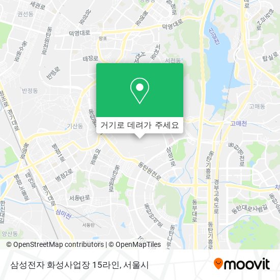 삼성전자 화성사업장 15라인 지도