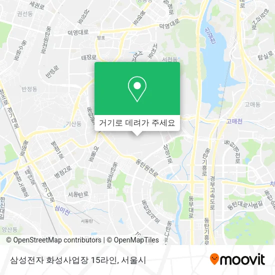 삼성전자 화성사업장 15라인 지도