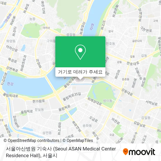 서울아산병원 기숙사 (Seoul ASAN Medical Center Residence Hall) 지도