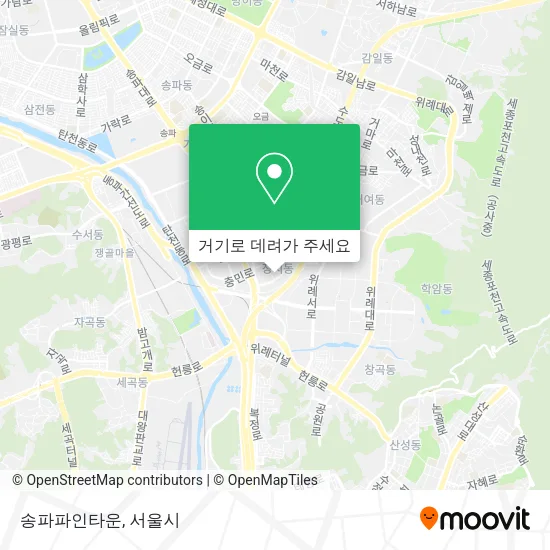 송파파인타운 지도