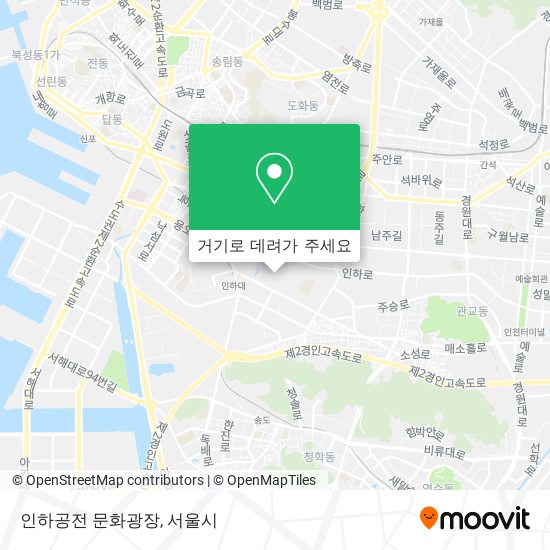 인하공전 문화광장 지도
