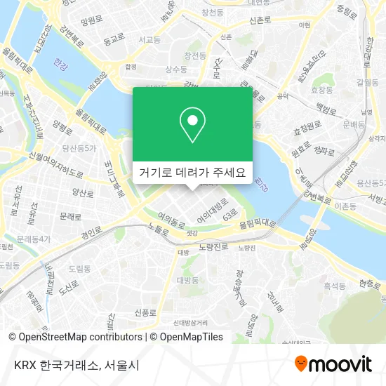 KRX 한국거래소 지도