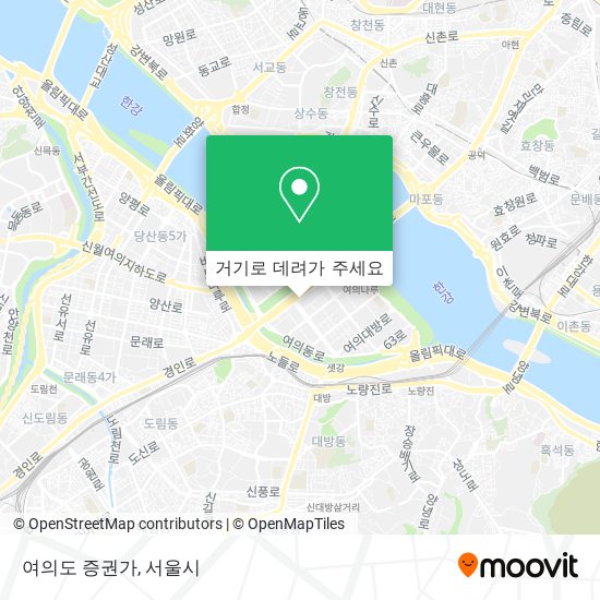 여의도 증권가 지도