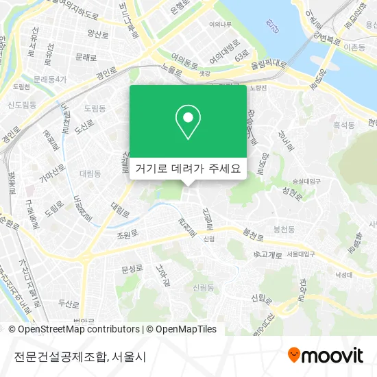 전문건설공제조합 지도