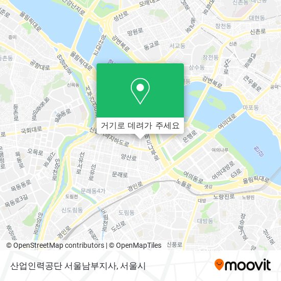 산업인력공단 서울남부지사 지도