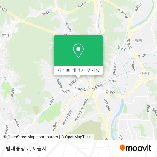 별내중앙로 지도