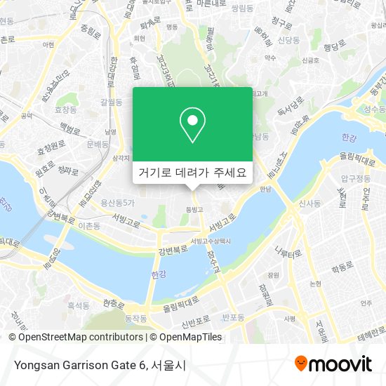 Yongsan Garrison Gate 6 지도