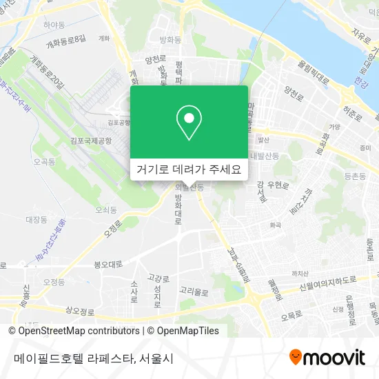 메이필드호텔 라페스타 지도