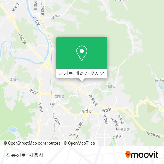칠봉산로 지도