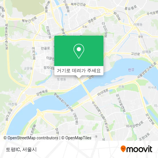 토평IC 지도