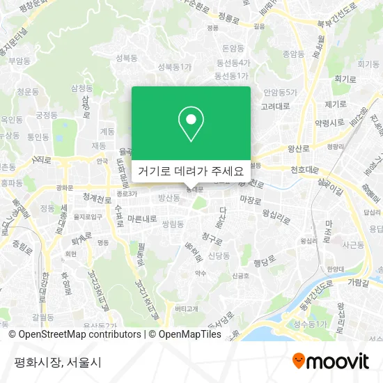 평화시장 지도