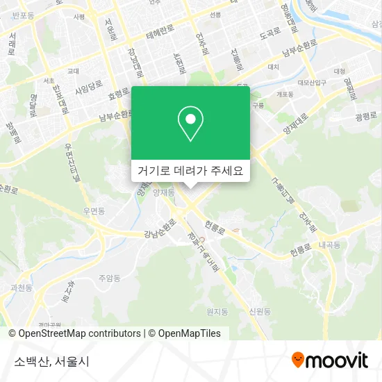 소백산 지도