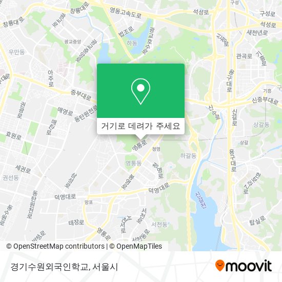 경기수원외국인학교 지도