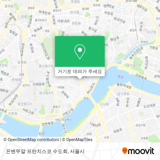 꼰벤뚜알  프란치스코 수도회 지도