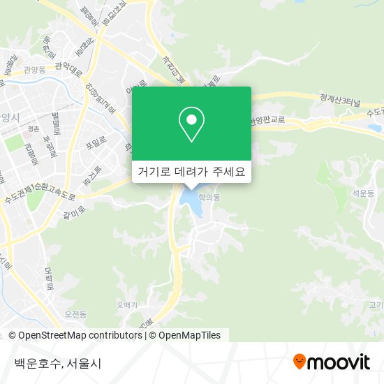 백운호수 지도