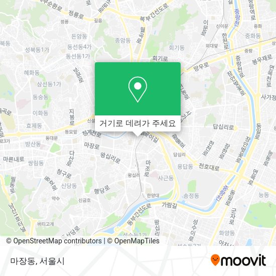 마장동 지도