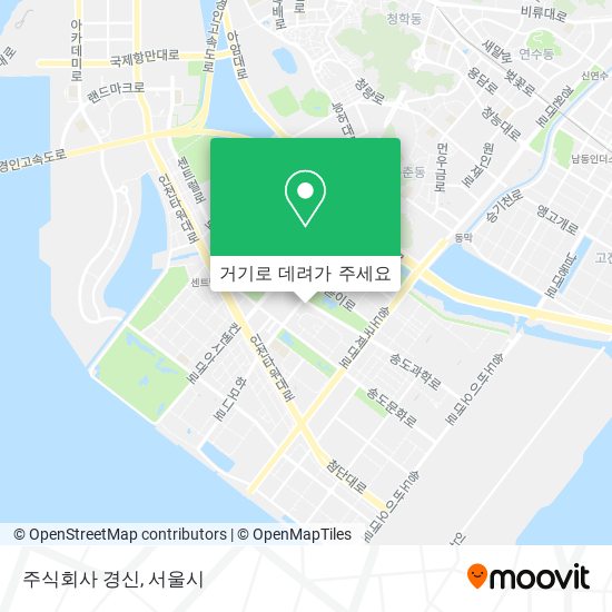 주식회사 경신 지도