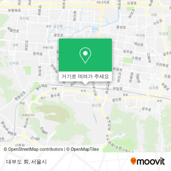 대부도 회 지도