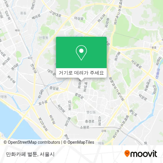 만화카페 벌툰 지도