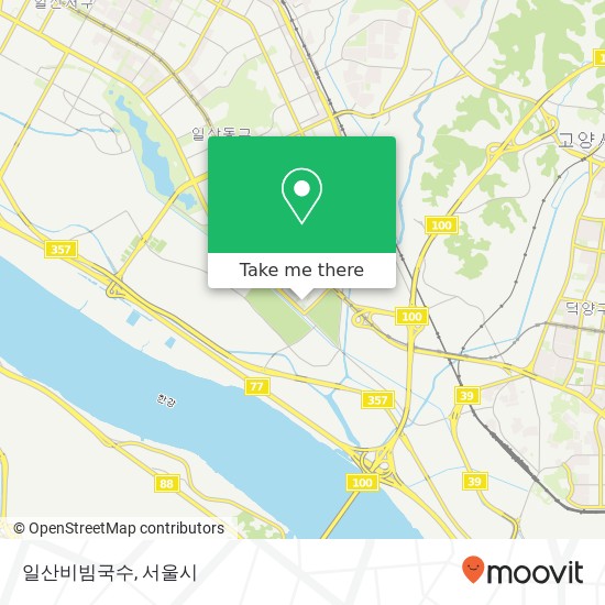 일산비빔국수 지도