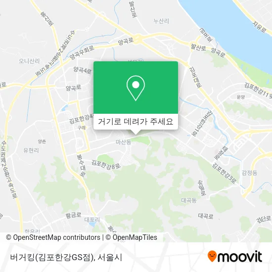 버거킹(김포한강GS점) 지도