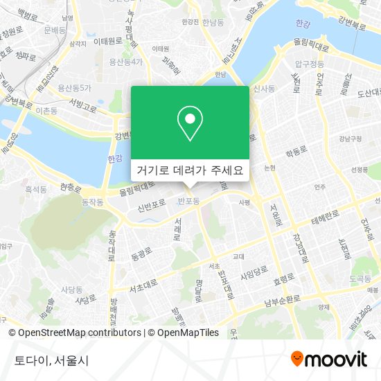 토다이 지도