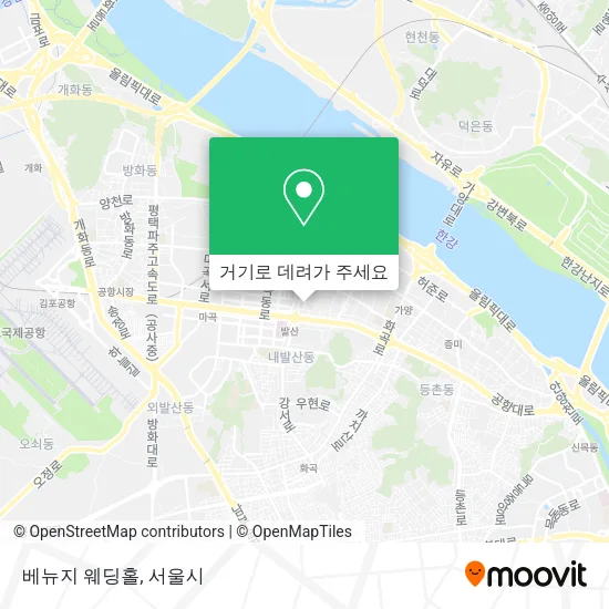 베뉴지 웨딩홀 지도