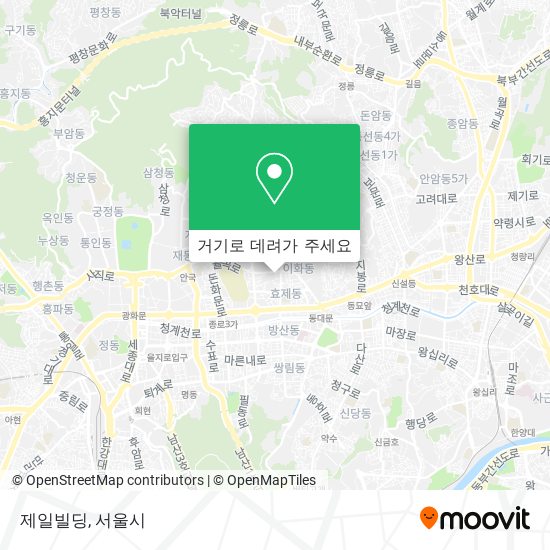 제일빌딩 지도