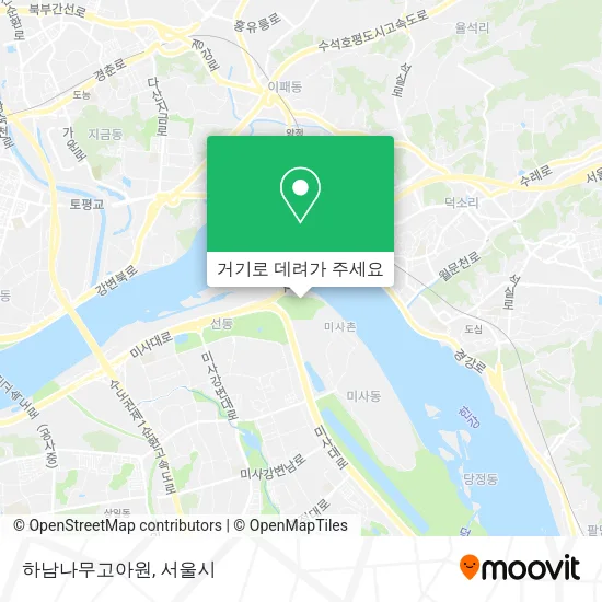 하남나무고아원 지도