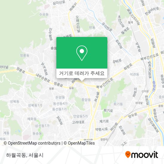 하월곡동 지도