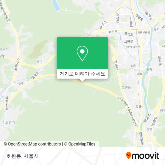 호원동 지도