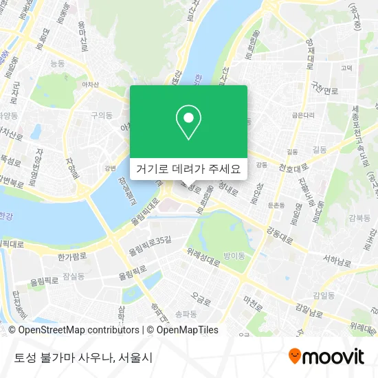 토성 불가마 사우나 지도