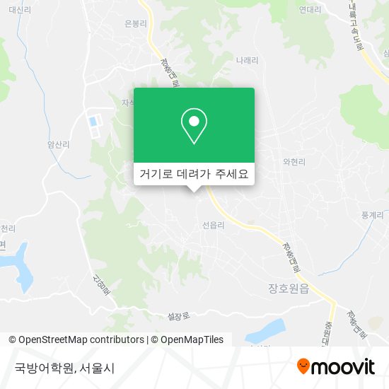 국방어학원 지도