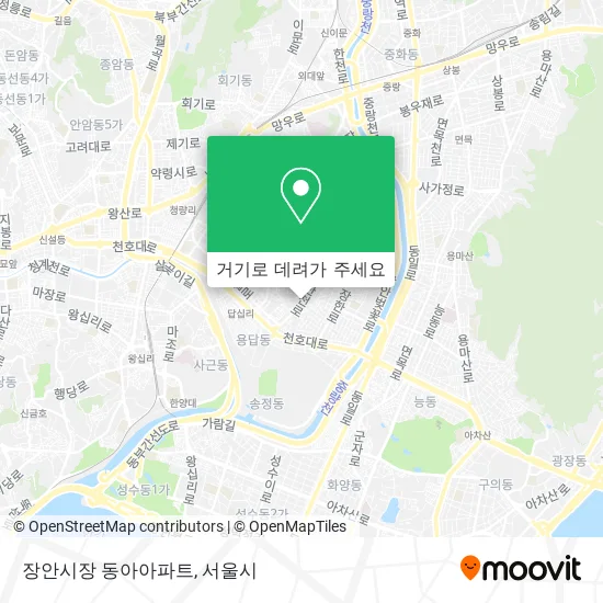 장안시장 동아아파트 지도