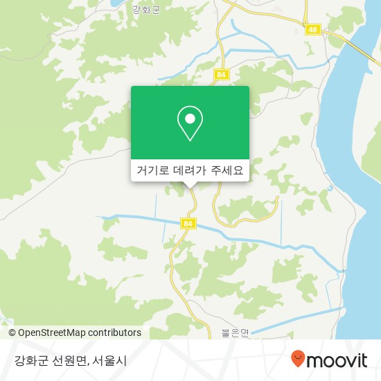 강화군 선원면 지도