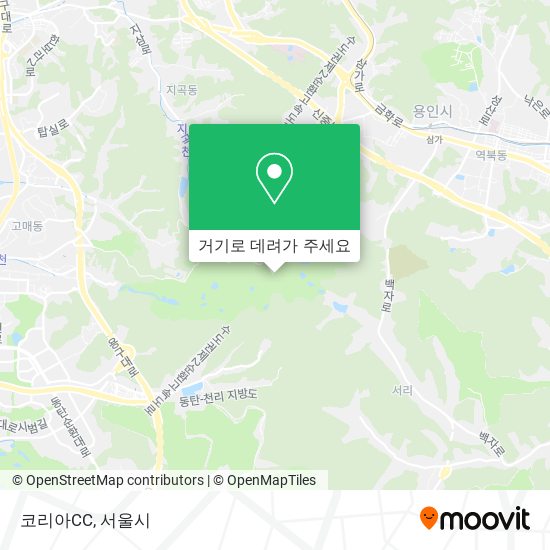 코리아CC 지도