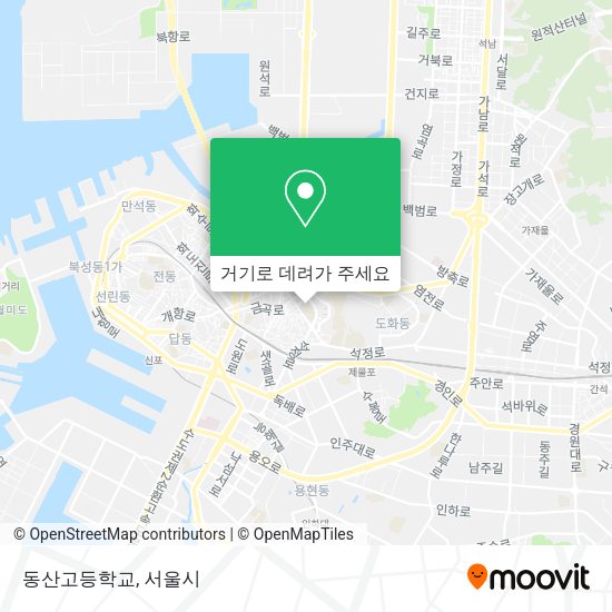동산고등학교 지도