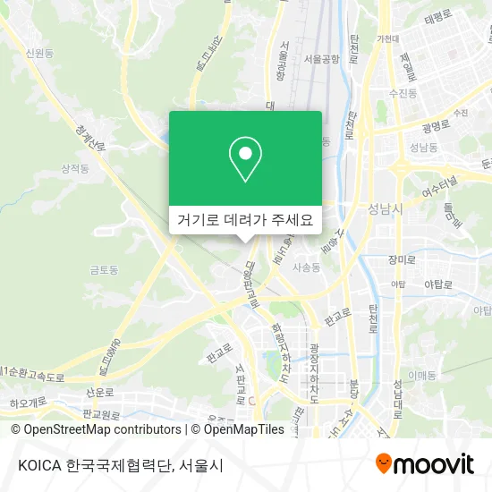 KOICA 한국국제협력단 지도
