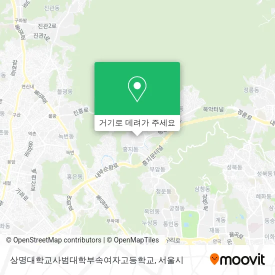 상명대학교사범대학부속여자고등학교 지도