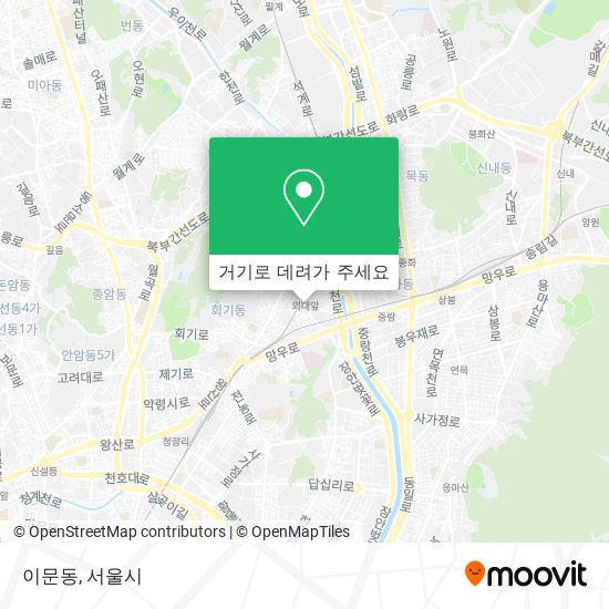 이문동 지도