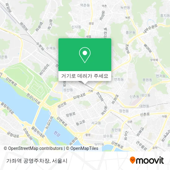 가좌역 공영주차장 지도
