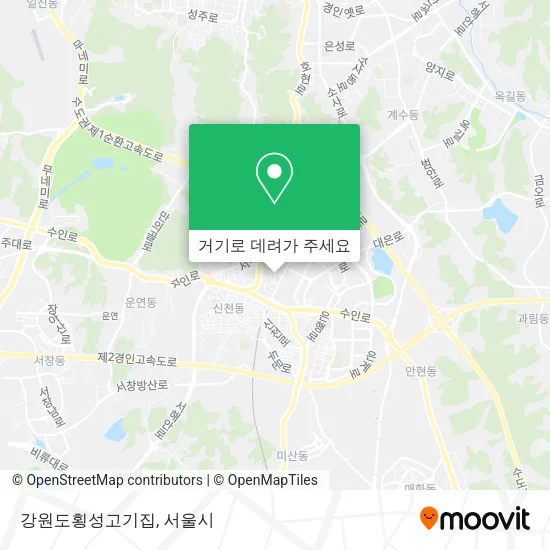 강원도횡성고기집 지도