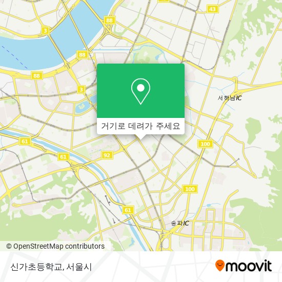 신가초등학교 지도