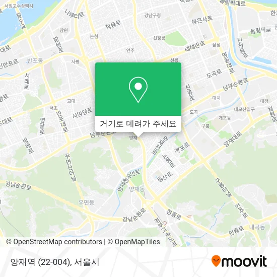 양재역 (22-004) 지도