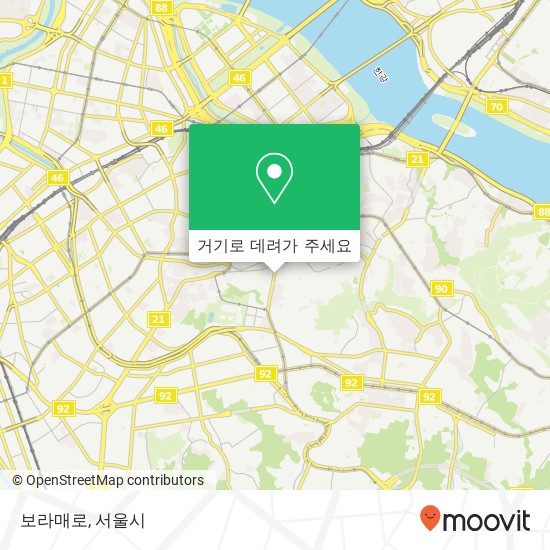 보라매로 지도