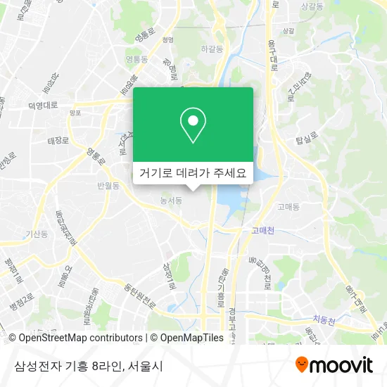 삼성전자 기흥 8라인 지도