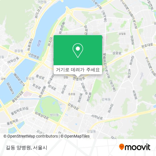 길동 양병원 지도