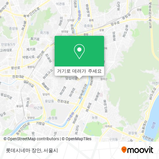 롯데시네마 장안 지도