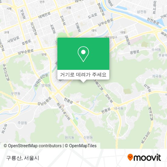 구룡산 지도