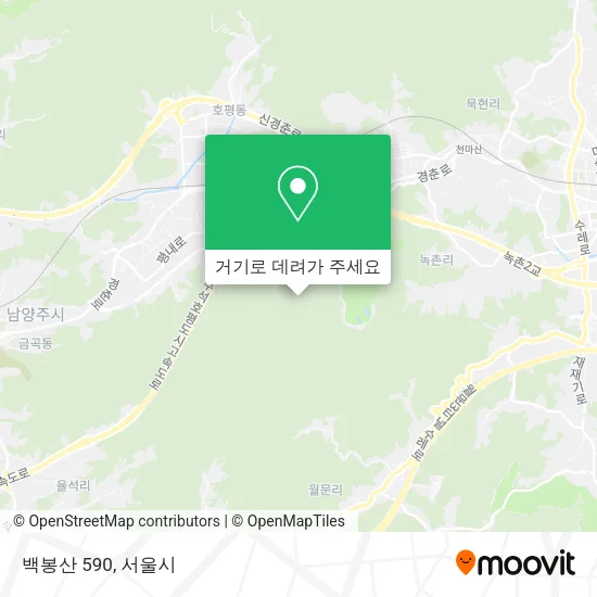 백봉산 590 지도